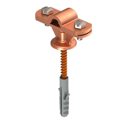 Abraçadeira com parafuso para madeira 8-10mm Zinco fundido sobre pressão cobreado