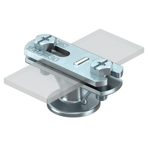Abraçadeira para fita 30mm Zinco fundido sobre pressão eletrozincado