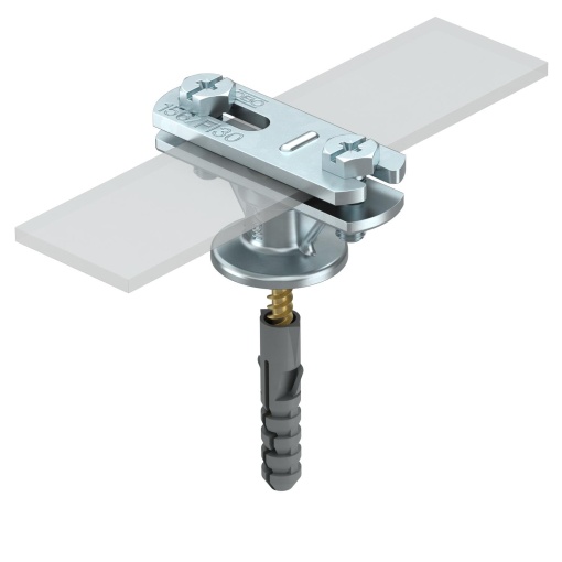 Abraçadeira para fita 30mm Zinco fundido sobre pressão eletrozincado