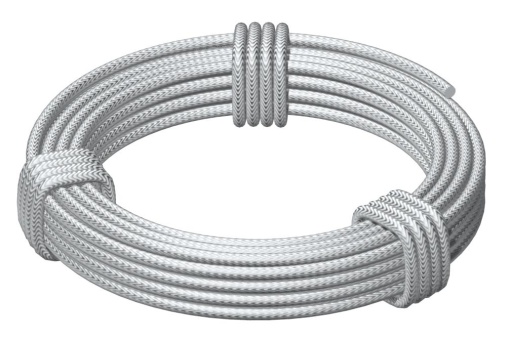 Cabo de aço com núcleo do cânhamo 4mm Aço eletrozincado