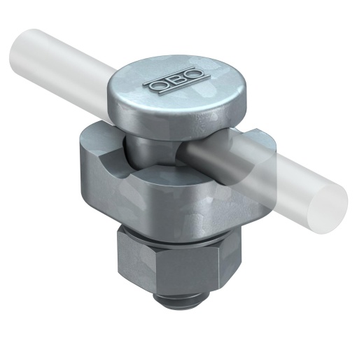 Conector para cabo de terras 8-10mm Aço galvanizado por imersão a quente após maquinação