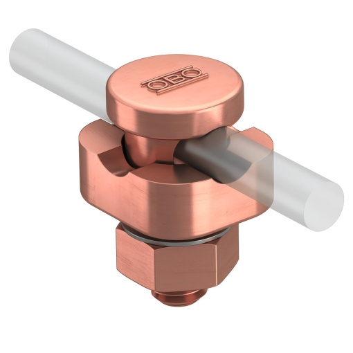 Conector para cabo de terras 8-10mm Zinco fundido sobre pressão cobreado