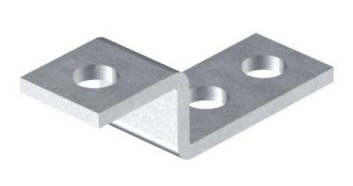 Conector 80x25x25 Aço galvanizado por imersão a quente após maquinação