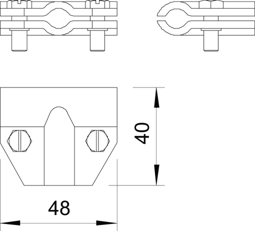 Ligador T 8-10mm Cobre