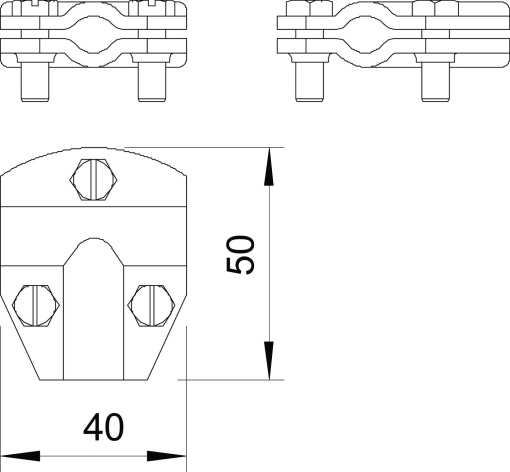 Ligador T 8-10mm Cobre