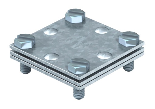 Cruzeta 30mm Aço galvanizado por imersão a quente após maquinação