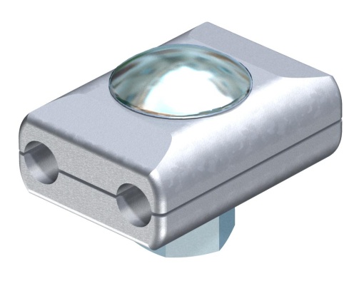 Ligador paralelo 8x8mm Zinco fundido sobre pressão eletrozincado