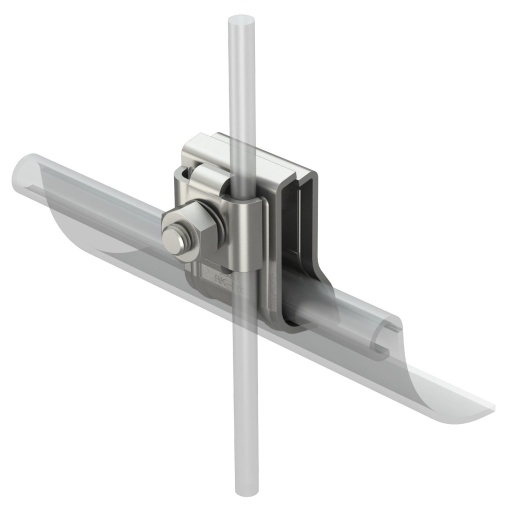Ligador com mola 2x8  2x6mm Aço inoxidável, livre de ferrugem A2 1.4301