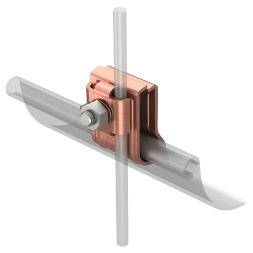 Ligador com mola 2x8  2x6mm Aço inoxidável, livre de ferrugem A2 1.4301 cobreado