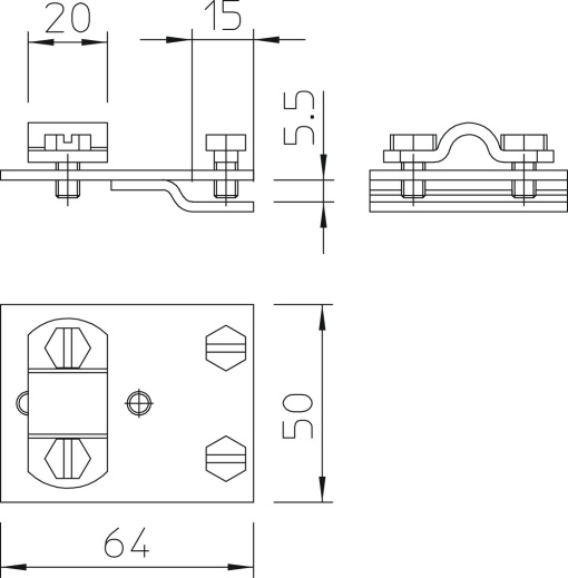 Ligador 810mm Cobre