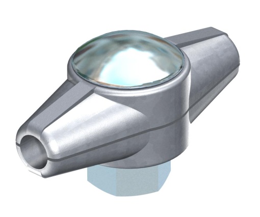 União reta 8mm Zinco fundido sobre pressão eletrozincado