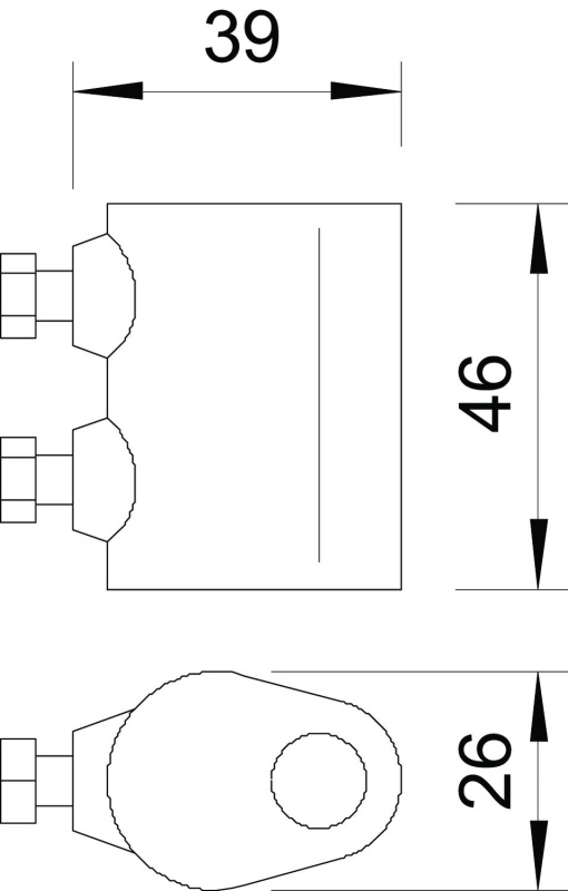 Ligador 8-10mmx16 Zinco fundido sobre pressão eletrogalvanizado
