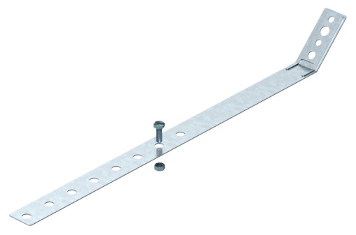 Abraçadeira tubo água pluvial regulável 420mm Aço galvanizado pelo método Sendzimir