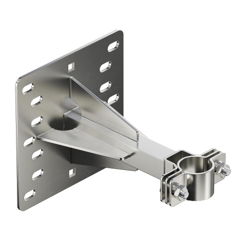 Suporte isFang para montagem na parede 200x200mm Aço inoxidável, livre de ferrugem 1.4301 A2 1.4301