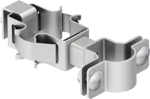 Suporte isFang para montagem em tubo Ø50-300mm Aço inoxidável, livre de ferrugem A2 1.4301