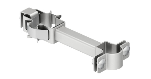 Suporte isFang para montagem em tubo, 200 mm Ø50-300mm Aço inoxidável, livre de ferrugem A2 1.4301