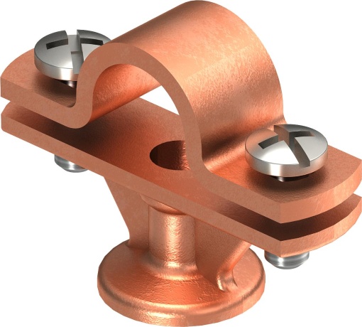 Abraçadeira para haste 16mm Zinco fundido sobre pressão cobreado