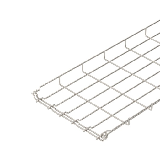 Caminho de cabos em varão GRM 35x300x3000 Aço inoxidável A4 1.4401 brilhante, pós-tratamento