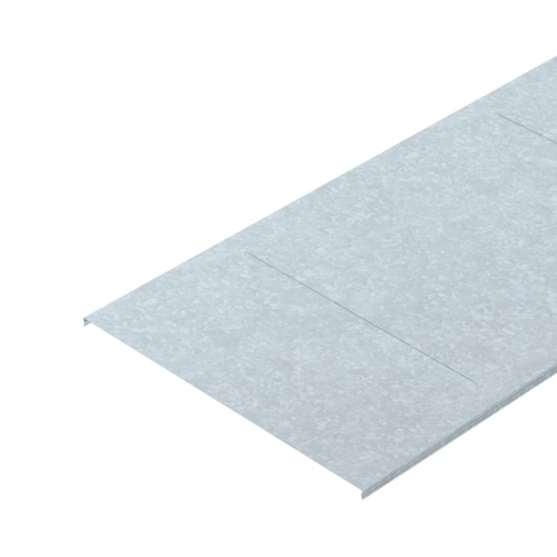Tampa bloqueável para caminho de cabos em varão 500x3000 Aço galvanizado por imersão a quente após maquinação