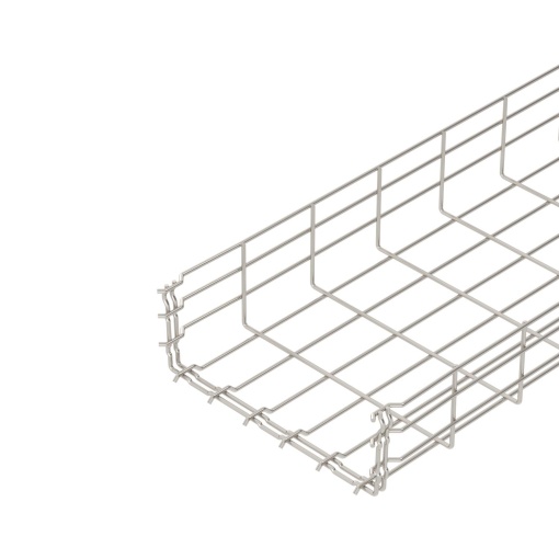 Caminho de cabos em varão GRM 105x300x3000 Aço inoxidável, livre de ferrugem A2 1.4301 brilhante, pós-tratamento