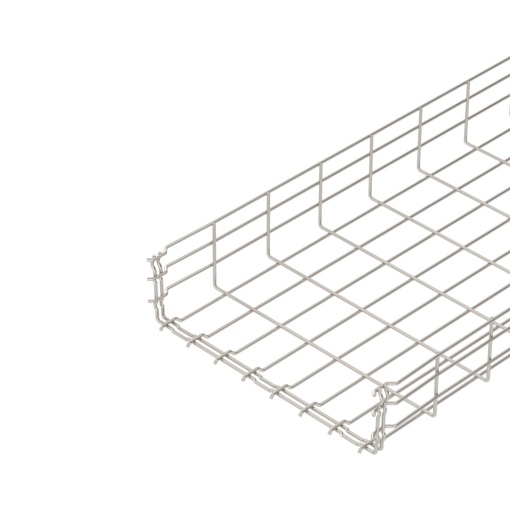 Caminho de cabos em varão GRM 105x400x3000 Aço inoxidável A4 1.4401 brilhante, pós-tratamento