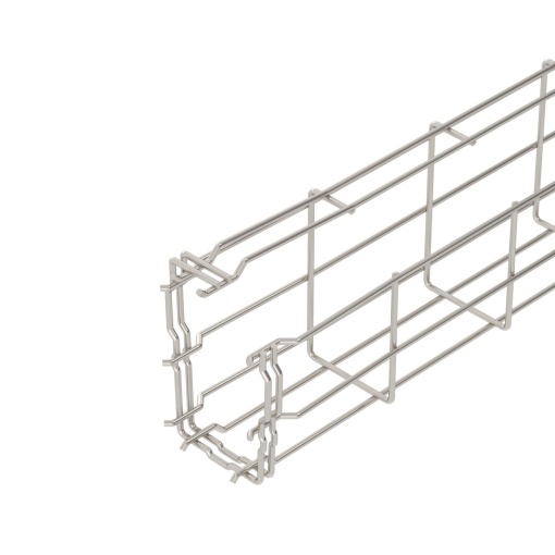 G mesh cable tray Magic 75x50x3000 Aço inoxidável, livre de ferrugem A2 1.4301 brilhante, pós-tratamento