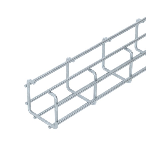 Caminho de cabos em varão C 50x50x3000 Aço galvanizado por imersão a quente após maquinação
