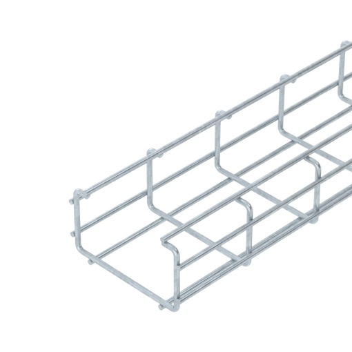 Caminho de cabos em varão C 50x100x3000 Aço galvanizado por imersão a quente após maquinação