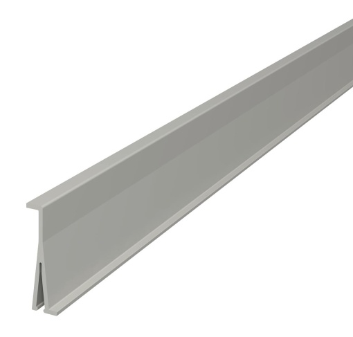 Separador 60x2000mm Policloreto de vinilo cinzento claro RAL 7035
