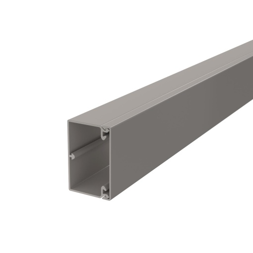 Calha com base perfurada 40x60x2000 Policloreto de vinilo cinzento pedra RAL 7030