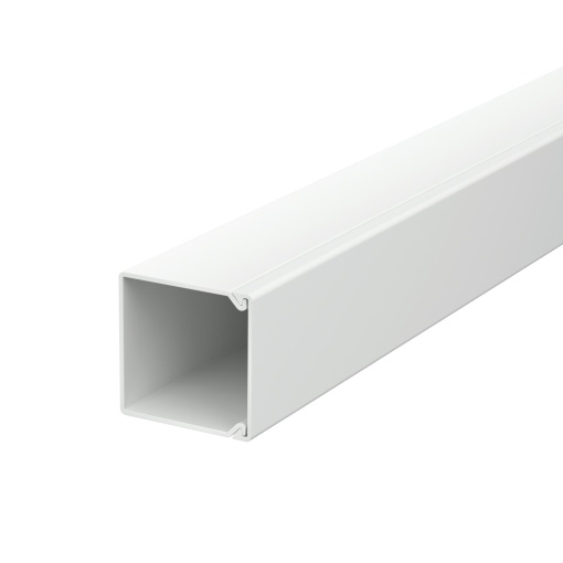 Calha com base perfurada 25x25x2000 Policloreto de vinilo cinzento claro RAL 7035