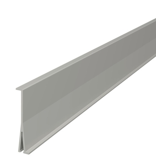 Separador 80x2000mm Policloreto de vinilo cinzento claro RAL 7035