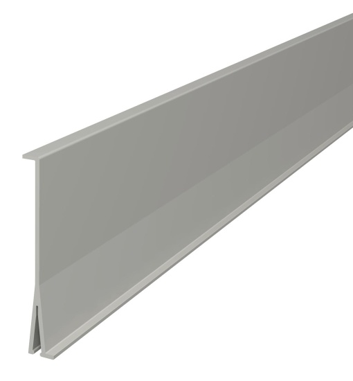 Separador 100x2000mm Policloreto de vinilo cinzento claro RAL 7035