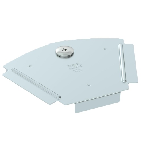 Tampa para ângulo 45 B100mm Aço Galvanização continuazincoalumínio, Double Dip zinco