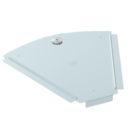 Tampa para ângulo 45 B200mm Aço Galvanização continuazincoalumínio, Double Dip zinco