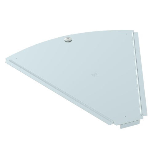 Tampa para ângulo 45 B400mm Aço Galvanização continuazincoalumínio, Double Dip zinco