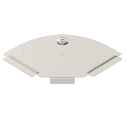 Tampa para ângulo 90º B100mm Aço inoxidável 1.4571 A4 1.4571 brilhante, pós-tratamento aço inoxidável