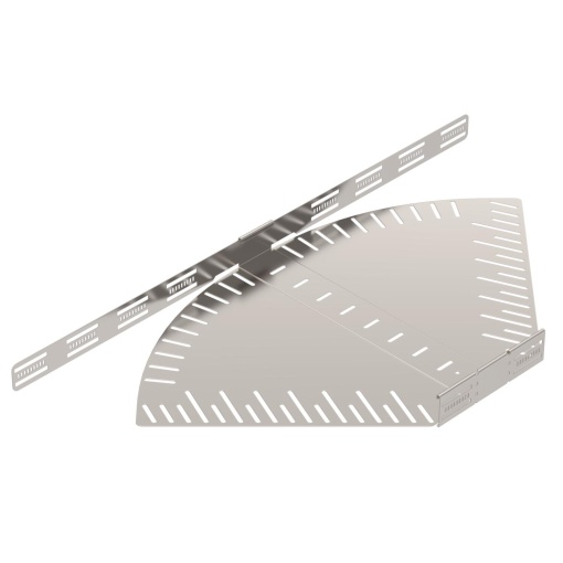 Ângulo variável horizontal 60x500 Aço inoxidável A4 1.4571 brilhante, pós-tratamento aço inoxidável
