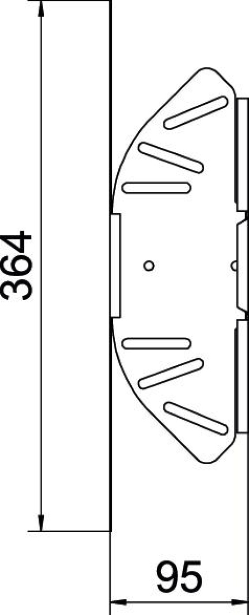 Ângulo variável horizontal 85x100 Aço galvanizado pelo método Sendzimir zinco