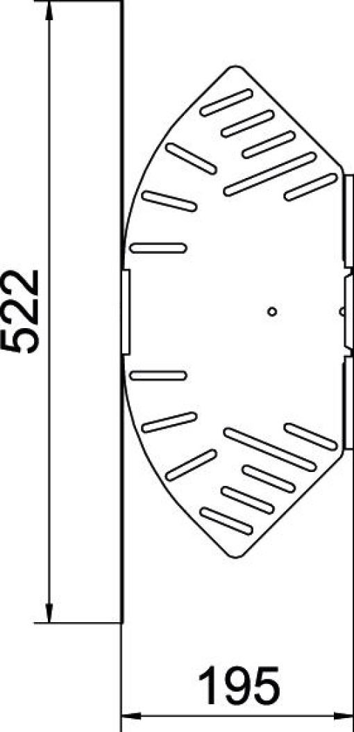 Ângulo variável horizontal 85x200 Aço galvanizado pelo método Sendzimir zinco
