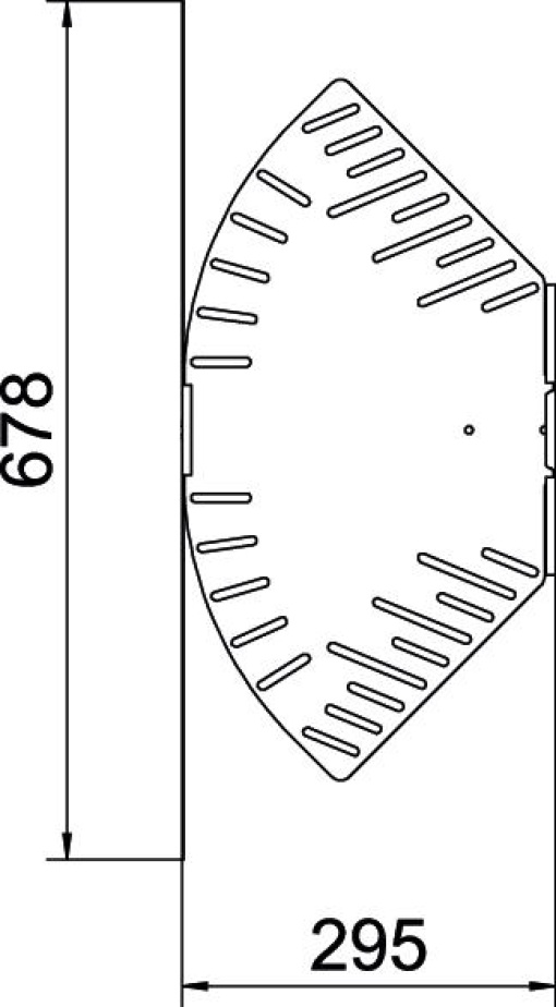 Ângulo variável horizontal 85x300 Aço galvanizado pelo método Sendzimir zinco