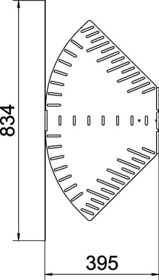 Ângulo variável horizontal 85x400 Aço galvanizado pelo método Sendzimir zinco