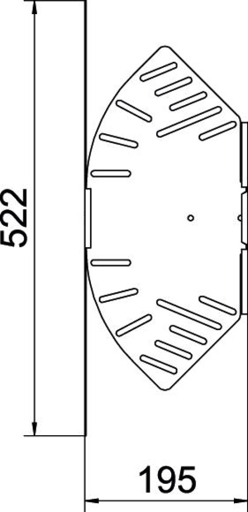 Ângulo variável horizontal 85x200 Aço Galvanizado por imersão a quente após maquinação zinco