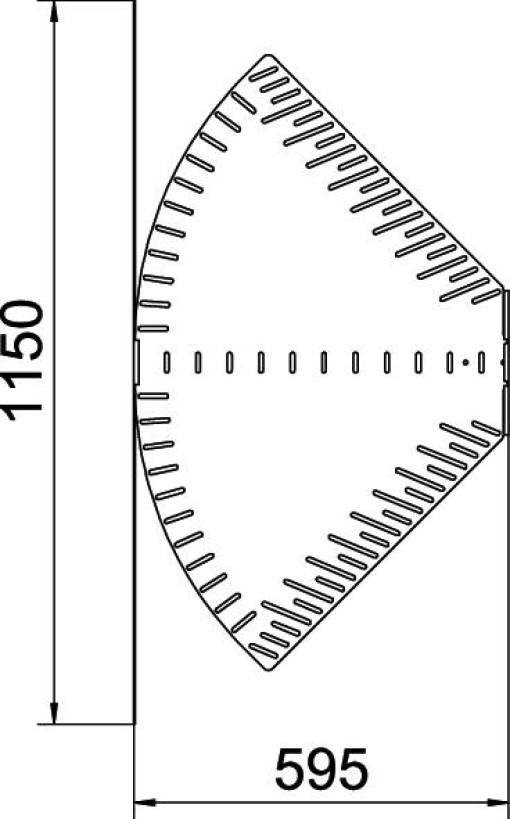 Ângulo variável horizontal 85x600 Aço Galvanizado por imersão a quente após maquinação zinco