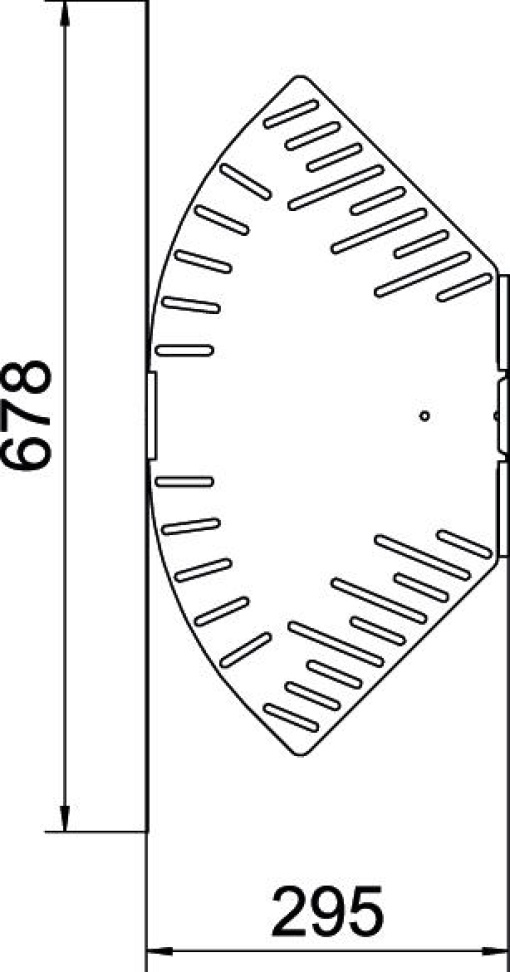 Ângulo variável horizontal 110x300 Aço galvanizado pelo método Sendzimir zinco