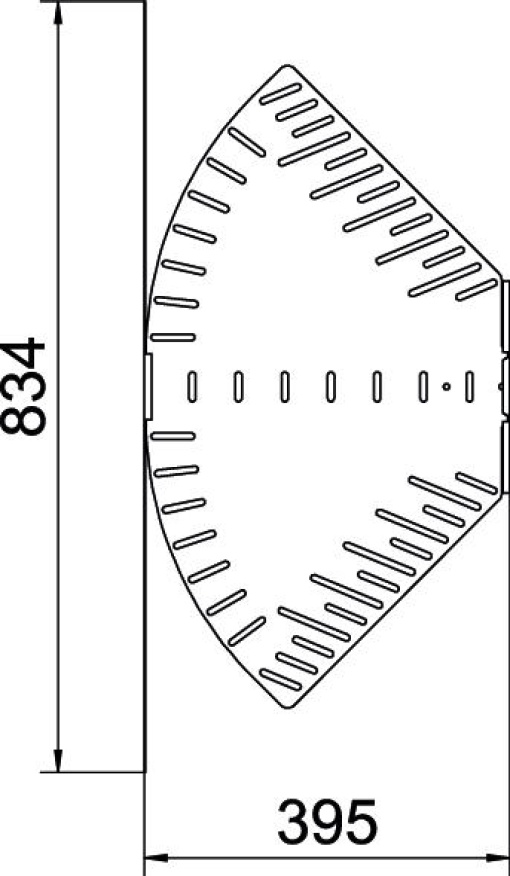 Ângulo variável horizontal 110x400 Aço Galvanizado por imersão a quente após maquinação zinco