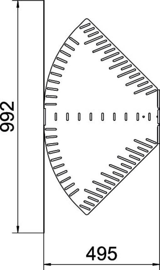 Ângulo variável horizontal 110x500 Aço Galvanizado por imersão a quente após maquinação zinco