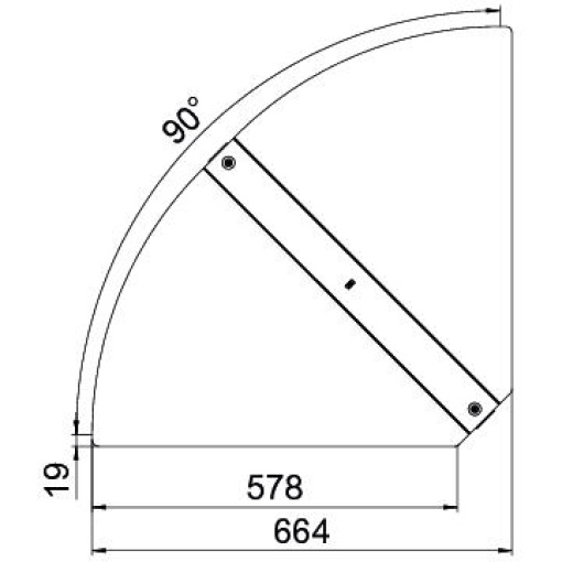 Tampa para ângulo variável B600mm Aço galvanizado pelo método Sendzimir zinco