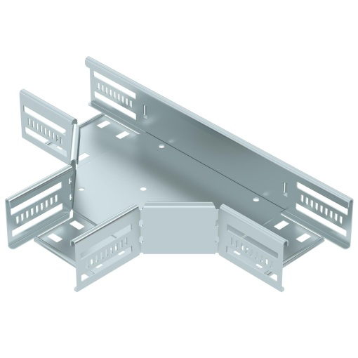 Derivação em T para caminho cabos, horizontal 60x100 Aço galvanizado pelo método Sendzimir zinco