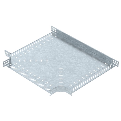 Derivação em T para caminho cabos, horizontal 60x600 Aço Galvanizado por imersão a quente após maquinação zinco